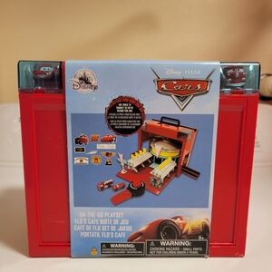 Disney Cars Flo's Cafe On The Go Playset - Red